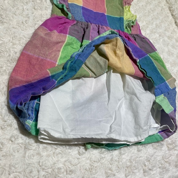 BabyGap colorful plaid Easter dress - Picture 3 of 5